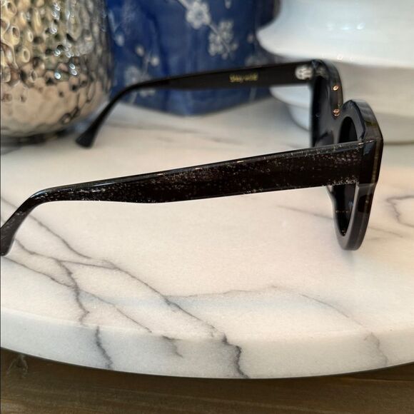 Transparent Free People Genevieve Snakeskin Sunglasses nwt main image 6